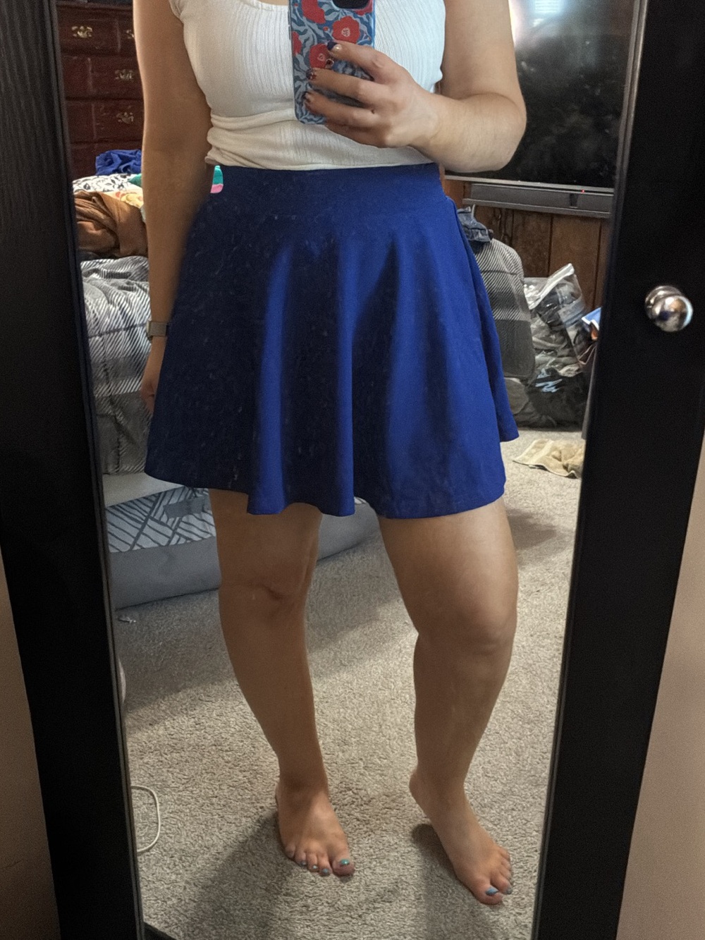NWT Amazon blue skort